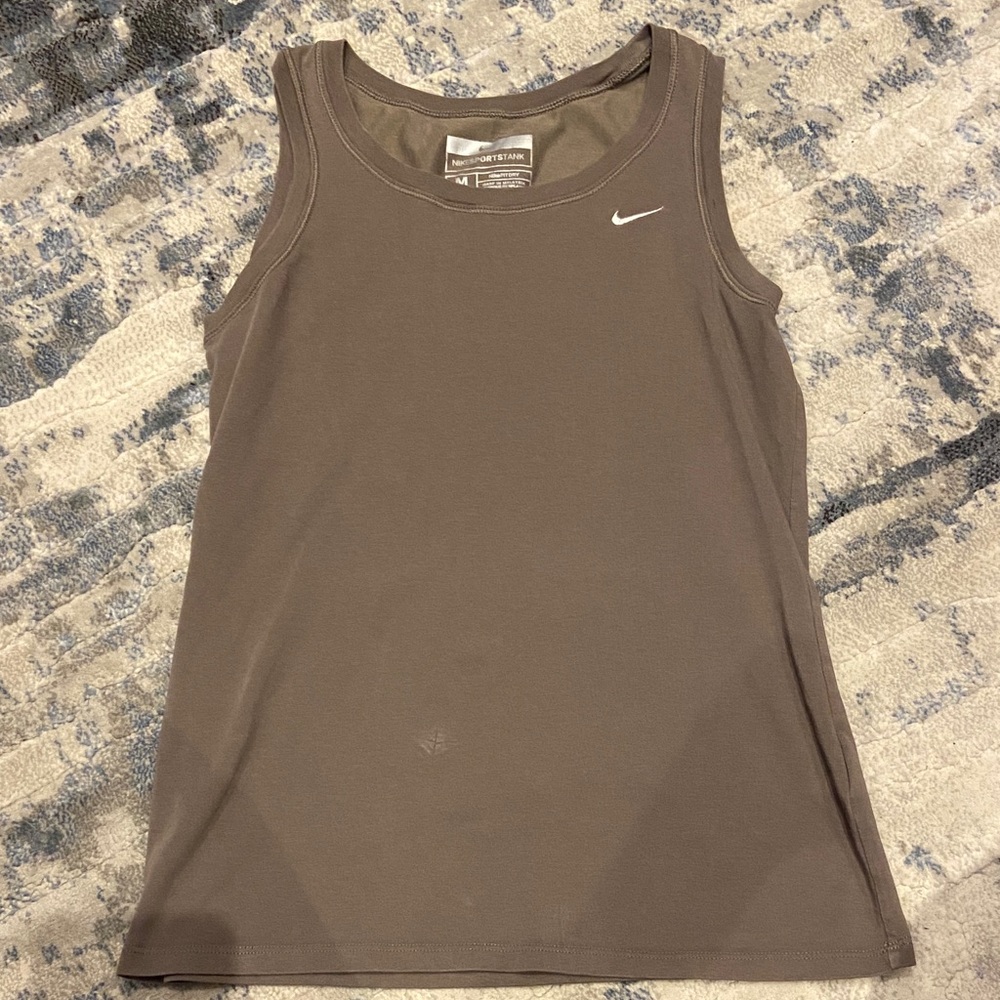 Nike Brown Athletic Tank Top